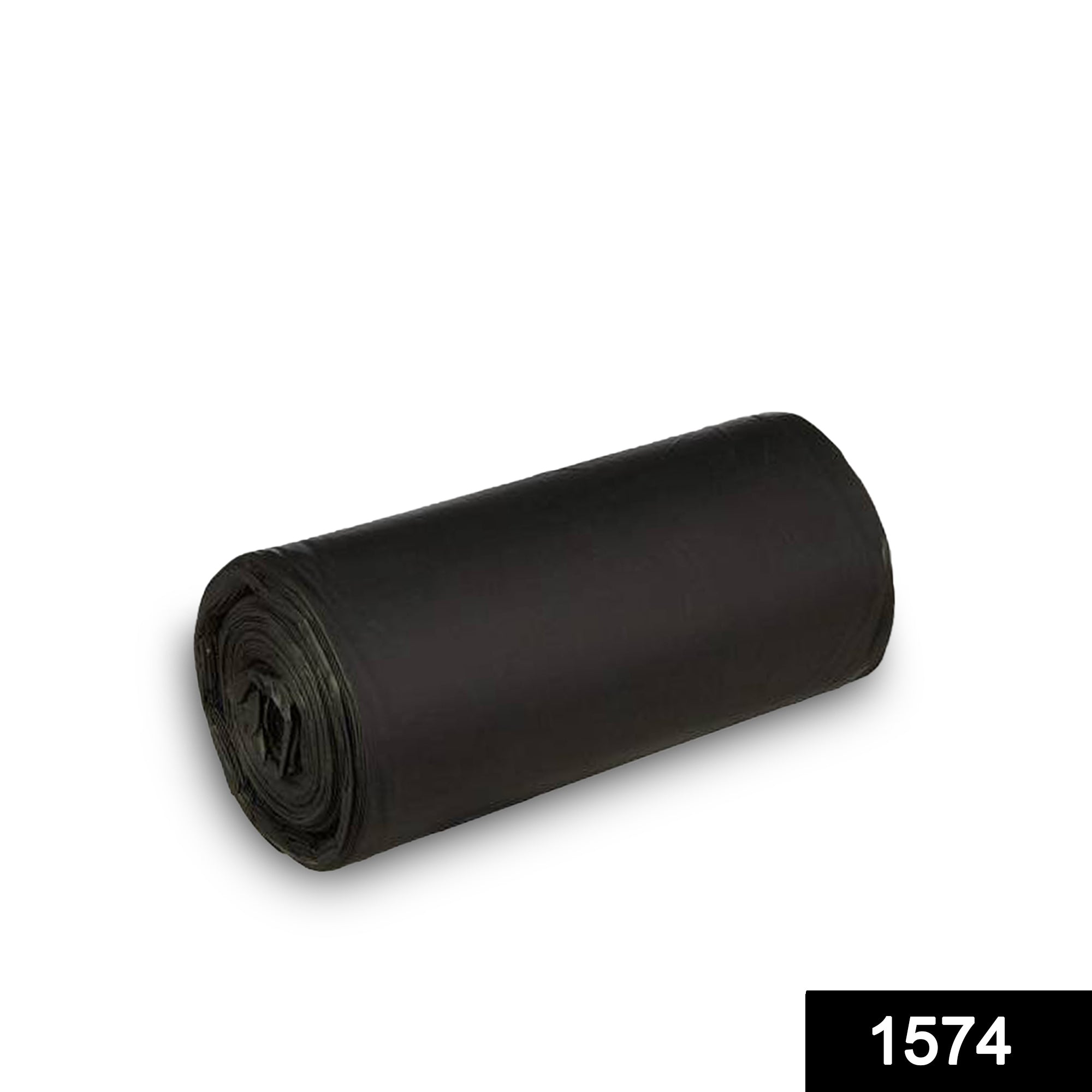 Black trash bag (17 x 19 inches) with SKU code. Black trash bag (17 x 19 inches) with SKU code.